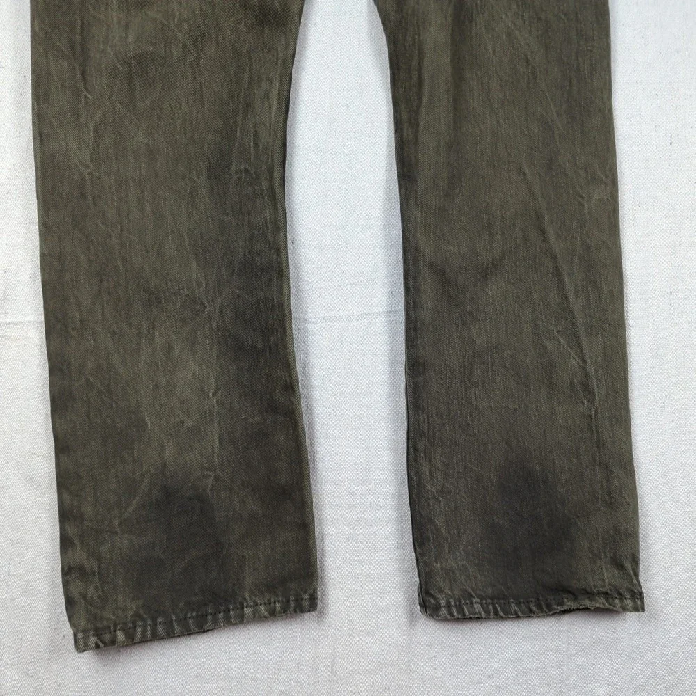 Polo Ralph Lauren Jeans Mens 34x30 Green Varick Slim Straight Preppy Casual